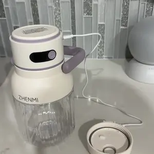 Holidays and Birthdays Blender for Shakes & Smoothies! ZHENMI BPA-Free Cordless Blender, 33oz, Ice Crushing, USB Rechargeable, Make Party Shakes,  Morning Smoothies & Healthy Drinks