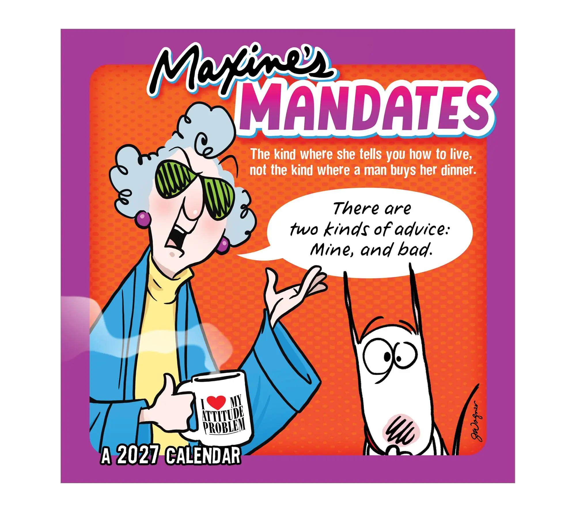 2027 Maxine Wall Calendar