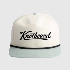 Knotbound Surf Rope Cap | Sea Foam Snapback Hat