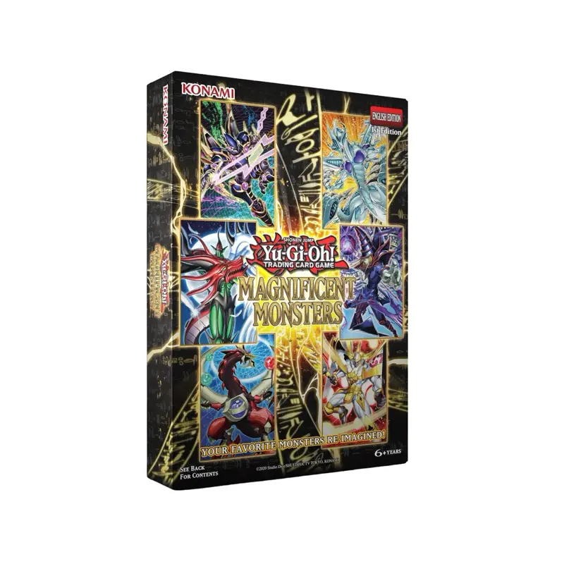 Yugioh Magnificent Monsters 1st Edition Booster Box, New Factory-Sealed Trading Card Game Booster Box