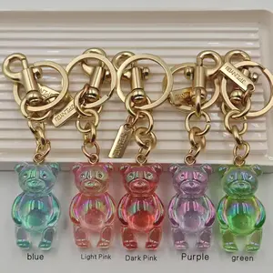 {Keychain} Couple's Best Friend Cute Bear Keychain - Cute Mini Candy colored Bear Bag Pendant