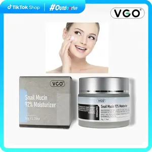 VGO Snail Mucin 92% Moisturizer Daily Face Gel Cream for Dry & Sensitive Skin 50g Hydrating & Repairing Skincare