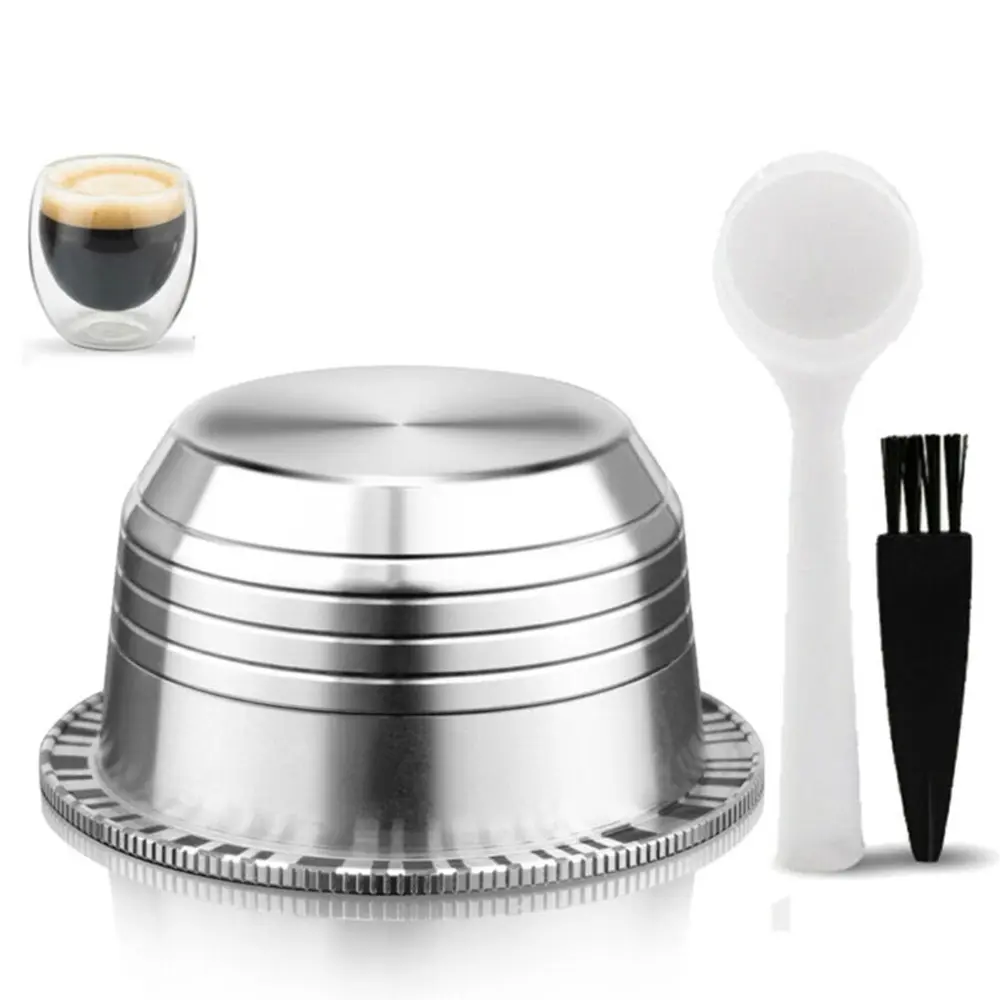 Reusable Stainless Steel Vertuo Coffee Capsules (G2) for Nespresso Vertuoline Coffee Machine
