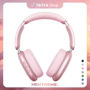 WENTRONIC Y02 Over-Ear Hybrid Active Noise Cancelling Bluetooth Wireless Headphones - 60H Playtime, Hi-Res Audio, Foldable Design, Soft Earpads, Built-in Mic, for Phone Calls, Compatible with iOS/Android/PC
