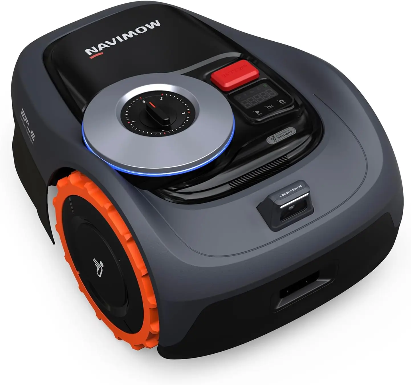 Navimow i1 Series Smart Robotic Lawn Mower - RTK+Vision Positioning, AI-Assisted Mapping, Wire-Free GPS Virtual Boundary, Remote App Control, 58dB(A) Ultra-Quiet, Multi-Area Mowing, Rechargeable Wireless Vacuum Accessory, Father's Day Gift Option