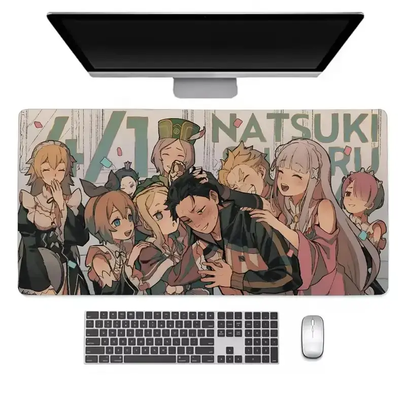 Re:Zero Anime Subaru Natsuki Mouse Pad Computer Offices Mousepad Anti-slip Desk Mat