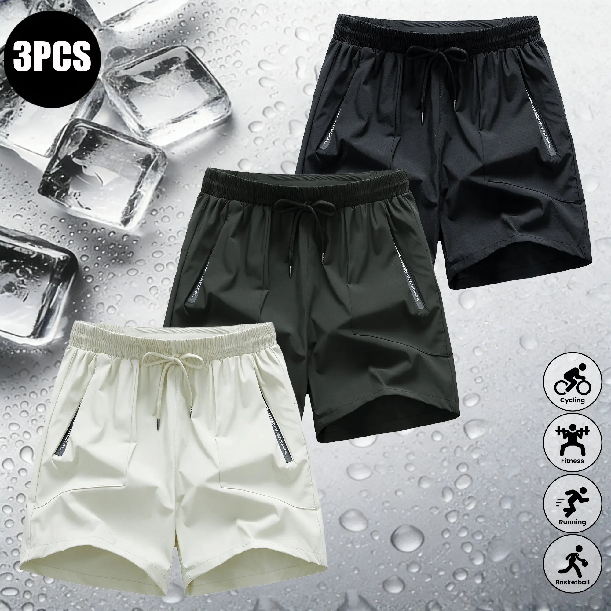 Black + Dark Gray + Cream White