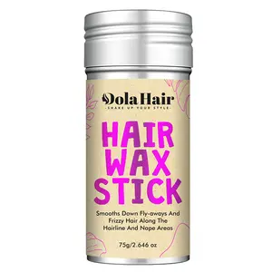Dolahair Wax Stick for Flyaways Control & Hair Styling Slick Back Hairstyle Smoothing Hair Wax Stick Heatless Tool for Kids and Women Haircare Gel