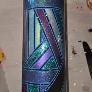 blue shimmer tumbler blue shimmer tumbler