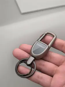 HONEST Premium Metal Keychain | Heavy Duty Carabiner Key Holder | Stylish Anti-Lost Accessory for Men & Cars