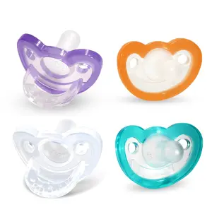 Pacifier for Babies 3 Months and Up,  Made, Natural Shaped Orthodontic Binky, Lovingly Shared in NICUs & Hospitals Worldwide, Medical-Grade 100% BPA-Free, 0-3m (Variety, 4 Count)