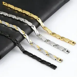 Simyoung Therapeutic Energy Healing Magnetic Bracelet Therapy Arthritis Jewelry For Men Women Pain Relief Wellness Balance