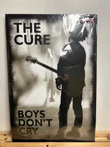 The Cure Boys Don't Cry Poster 2x3 New in Wrap Music Artwork Display Black and White Design