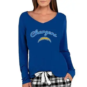 Football Fan Shop Officially Licensed NFL Ladies Marathon Long-Sleeve Top - Chargers