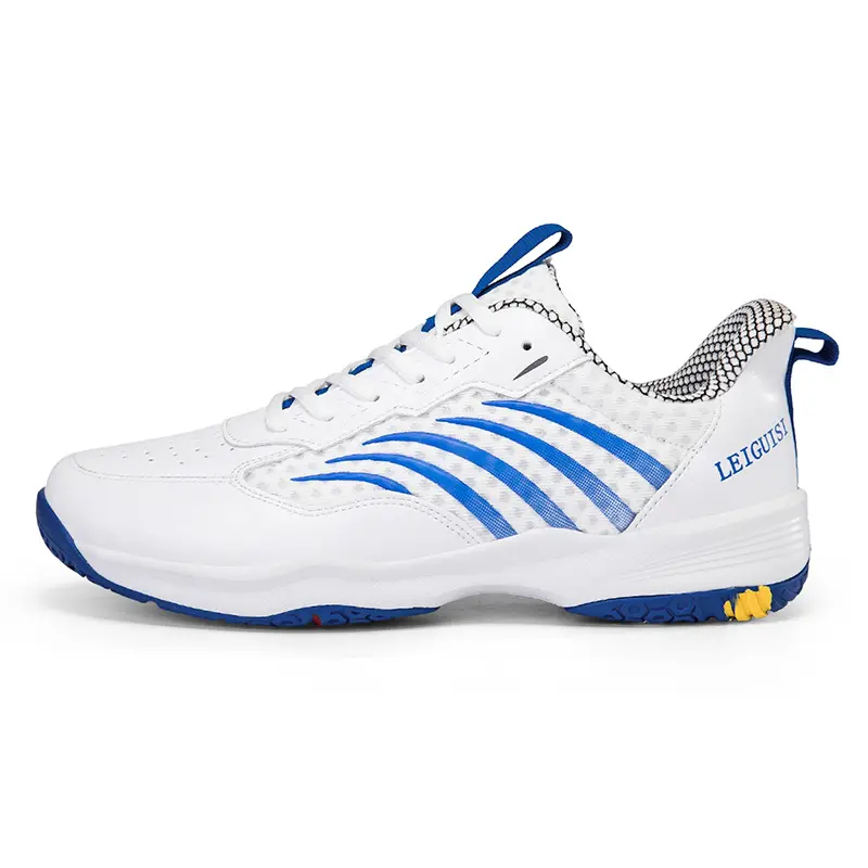 Men Women Low-Top Tennis Badminton Shoes Mesh Breathable Non-Slip Wear-Resistant Sports Sneakers