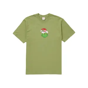 Supreme Men's Grinch Tee Moss, from StockX