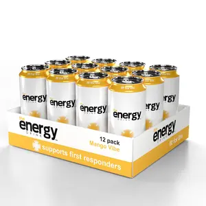 the Energy Drink Tropical Passion 12 Pack Beverage Natural Sport Vitamin Sugar Flavor