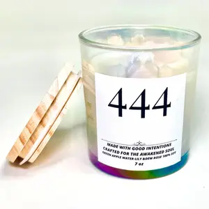 444 Angel Number Candle