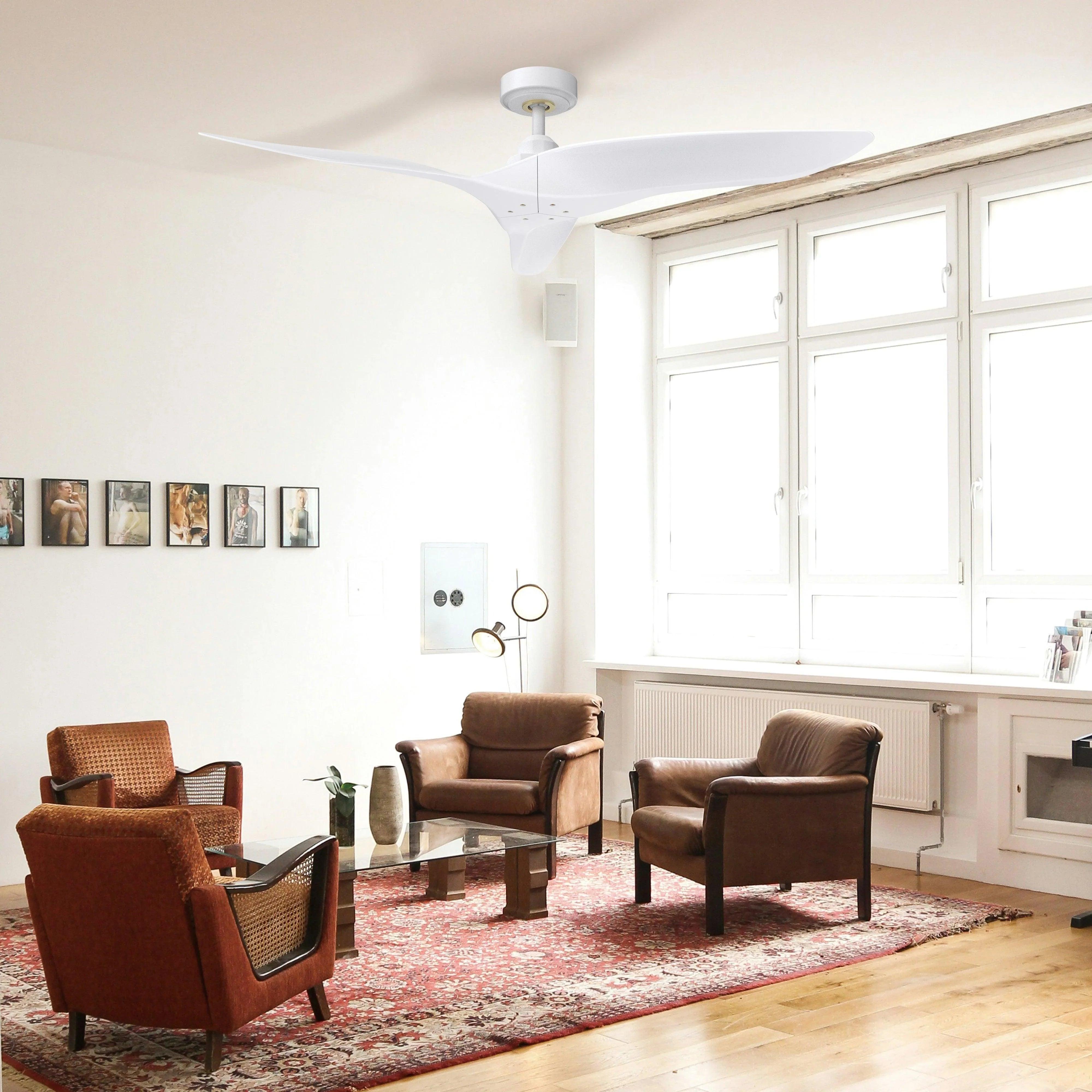 52" Punjab Industrial DC Motor Ceiling Fan with Remote Control Downrod Mount