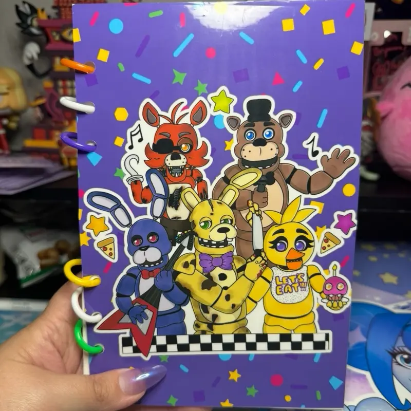 The Fazgang’s All Here! FNAF Reusable A5 Sticker Book (50 pages, double sided)