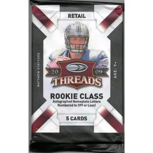 2009 Threads Football Pack! Stafford Rookie Year!