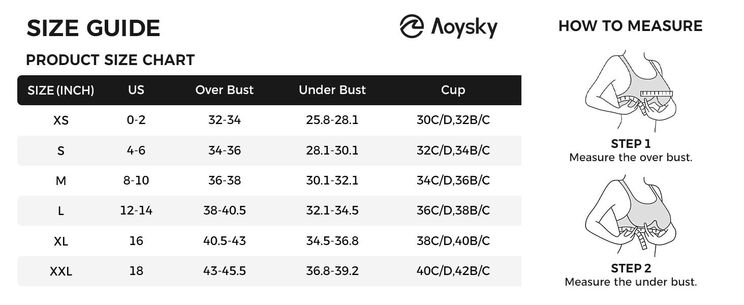 Aoysky Womens Buttery Soft Racerback Sports Bra Square Neck Ruched Padded Y-Back Workout Gym Crop Tank Tops