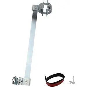 Upgraded Chain Link Gate Closer Heavy Duty Spring Steel Rod with Adjustable Tension Automatic Gate Closer for Pool Dog and Backyard Gate