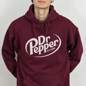 Dr Pepper Est. 1885 Hoodie – A timeless unisex cotton Hoodie for men and women. Soft, cozy, and perfect for any soda lover!