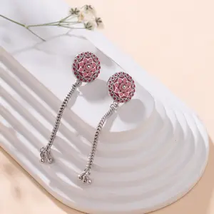 Pink Palace Chandelier Earrings
