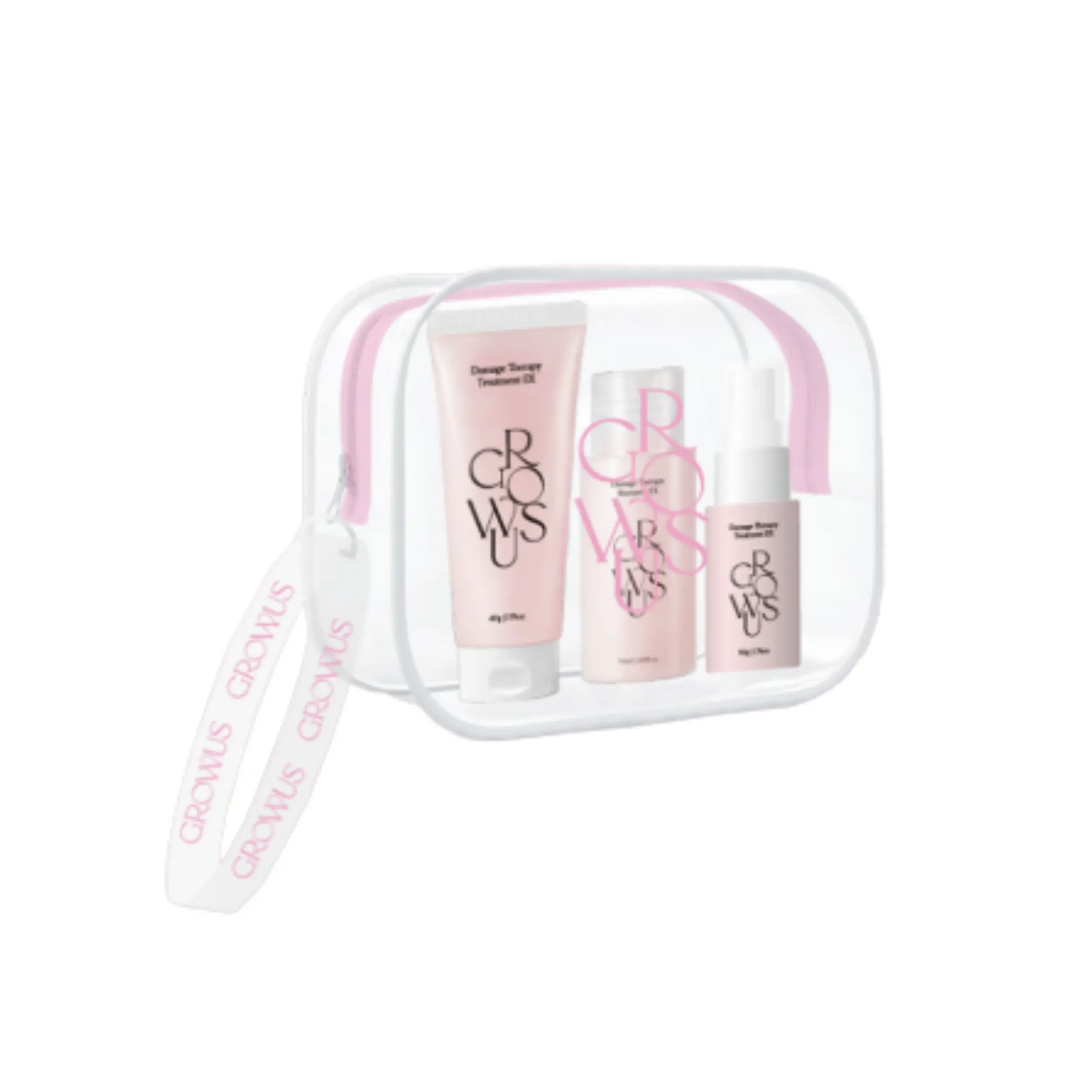 [GROWUS] Damage Therapy Travel Kit (Shampoo EX 50ml+Treatment EX 45g+No-Wash Treatment EX28ml)