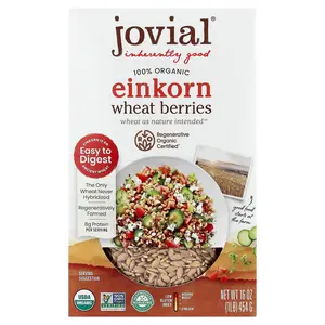 Jovial Organic Einkorn Wheat Berries, 16 oz (454 g)