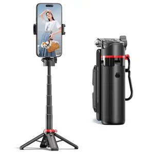 Selfie Stick for iPhone, Mini Tripod for MagSafe, Portable 4-in-1 Phone Tripod Stand with Remote, Travel Vlog Photography Video Recording