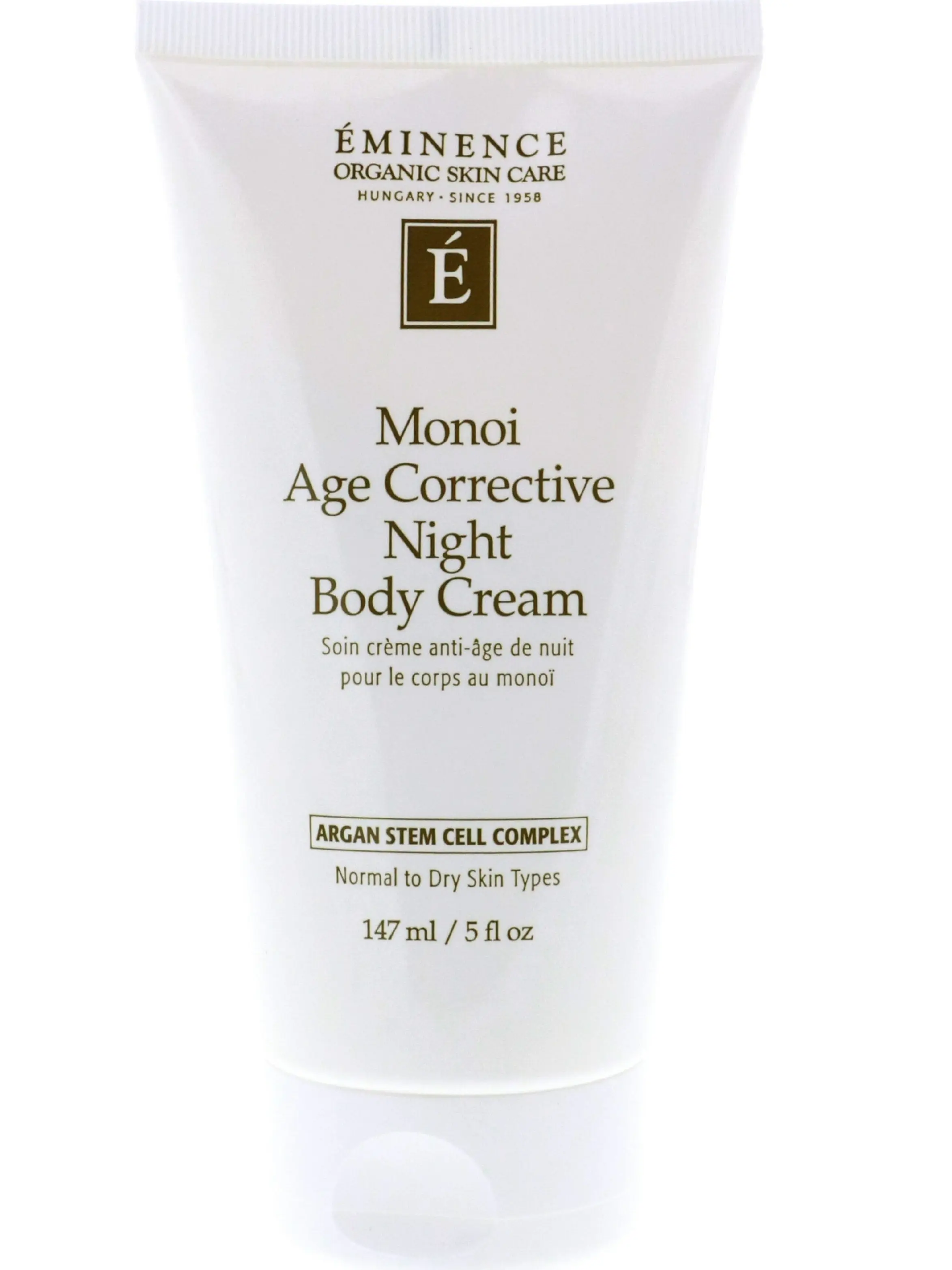 Eminence Monoi Age Corrective Night Body Cream - Hydrating Anti-Aging Moisturizer with Shea Butter & Argan Stem Cell Complex for Dry Skin, 5 oz, Cosmetic, Lotions, Moisturizing, Shea + Argan