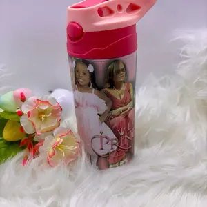 12 oz Custom Kids Tumbler with Personalized Photo Design for Children - Perfect for Drinkware - Bottle