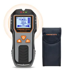 6-in-1 Wall Scanner, 1 Count Multifunctional Wall Detector Tool, Stud Finder, Precision Hole Location, High Sensitivity Wood, Screw, Ac Wire, Metal Scan with Smart Audio Alarm System Hardware