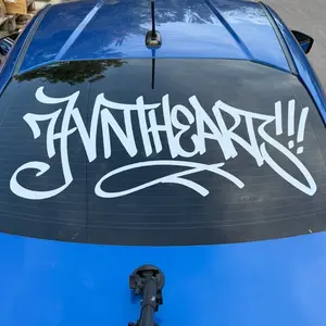 GRAFFITI REAR BANNER 7VNTHEARTS for Cars and Trucks