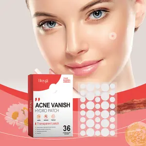 Hoygi Invisible Pimple Patches | Facial Hydrocolloid Pimple Patches, Draws Out Puss & Redness, Day & Night Use, 36 Patches/Box, Tea Tree Oil + Chamomile Formula