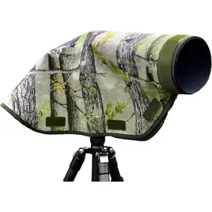 Camera Rain Cover with Openable Viewing Window & Strap Mountable Design,Waterproof Camera Raincoat Sleeve Protector(L)