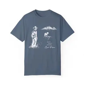 Quiet Heavy Dreams Zach Unisex T-Shirt Featuring Cute Western Design