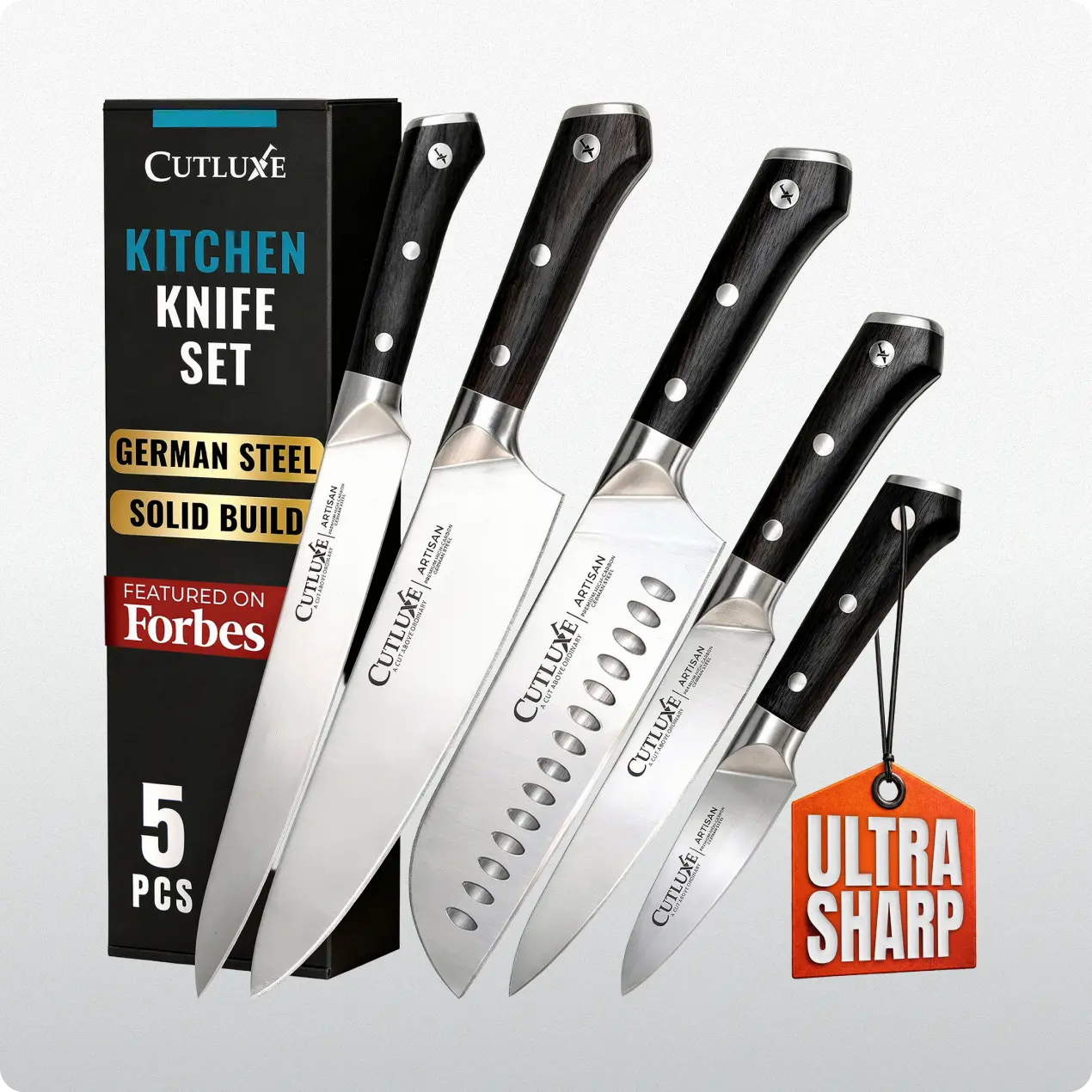 Pro Chef Knife Set 5-Piece Pro Chef Knife Set 5-Piece