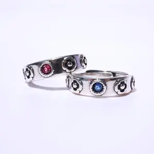 Howls Moving Castle Ring Set, Anime ring, Couple ring, Sophie ring, 925 sterling silver ring, Cosplay Ring