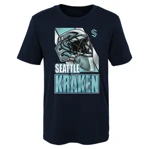 Seattle Kraken Youth Bucket Head Short Sleeve Tee
