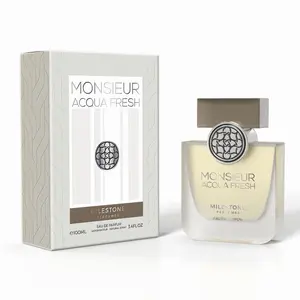 Monsieur Acqua Fresh| Pour Homme| 3.4 oz By Milestone
