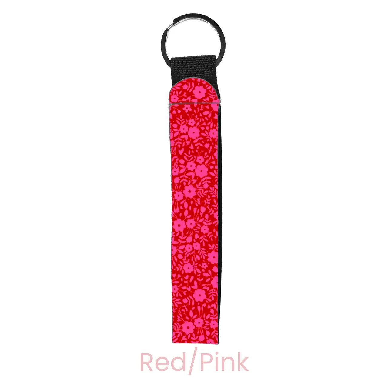 abbyrose Poppy Flowers Wristlet Key Chain Red/Pink