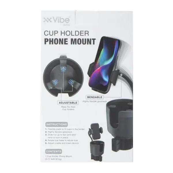Cup Holder Phone Car Mount - Simple Design for Enhanced Mobile Experience