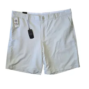 Greg Norman Golf Shorts Men’s Size 42 White Fog Shark Logo NWT