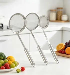 Hot Pot Fat Skimmer Spoon – Premium Stainless Steel Mesh Strainer for Oil Filter, Grease & Foam Remover – Quickly Clean Broth, Soup, Stew – Dishwasher Safe, Reusable Kitchen Tool – TikTok Trending: Hot Pot Accessories,Oil Separation Spoon
