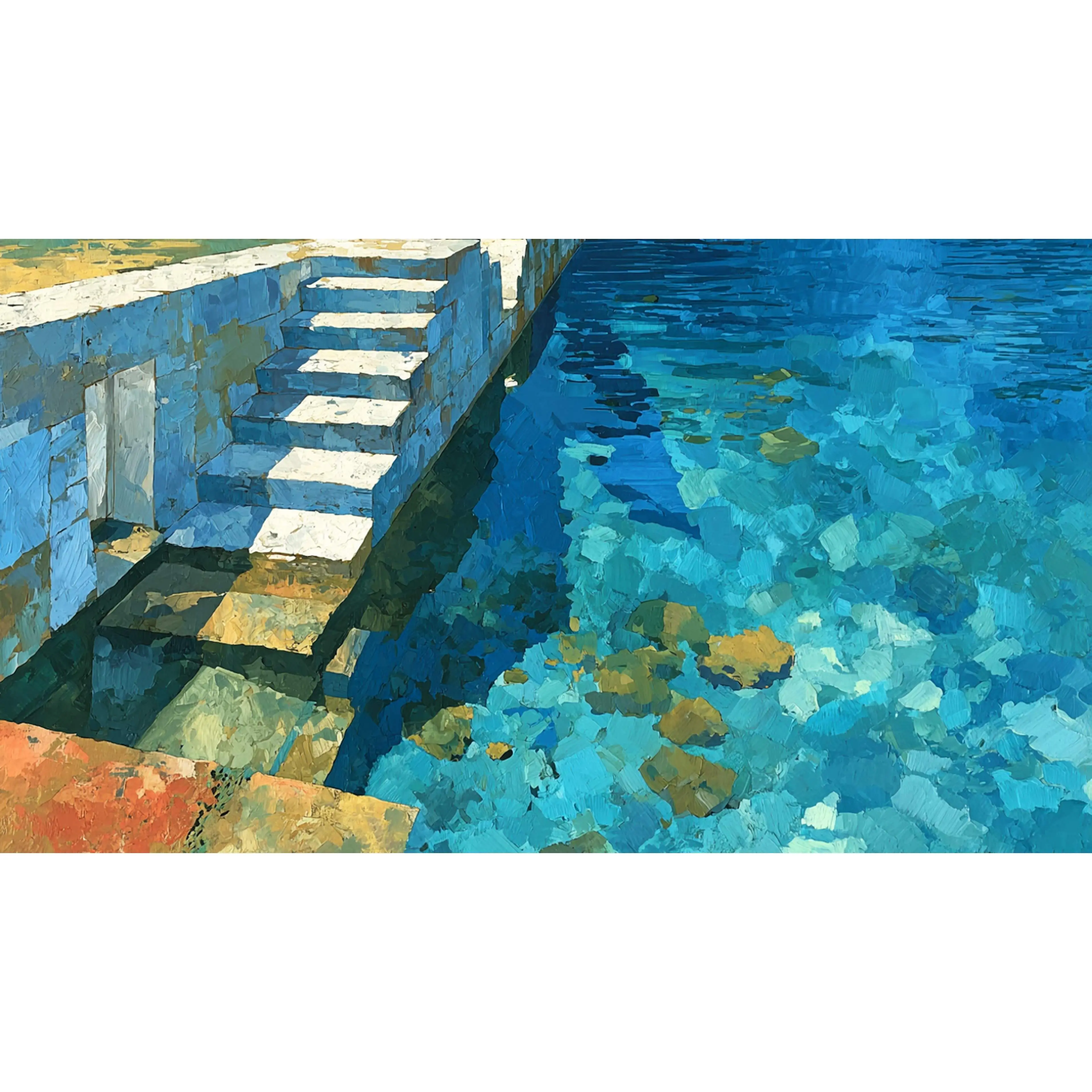 Diving Board Turquoise Waters