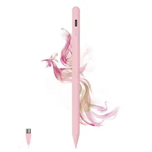 Stylus Pen for iPad, palm rejection tilt sensitivity，active touch screen pencil，10 Min Fast Charge Apple iPad 10th Generation Pencil Work for Apple iPad Pro 11/12.9", iPad 6-10, iPad Air 3-5, iPad Mini 5/6， Pink，Universal Stylus for iPad Pro and Mini