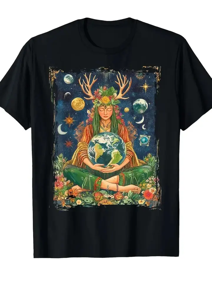 Greek Goddess Pagan Mother Earth Day T-Shirt